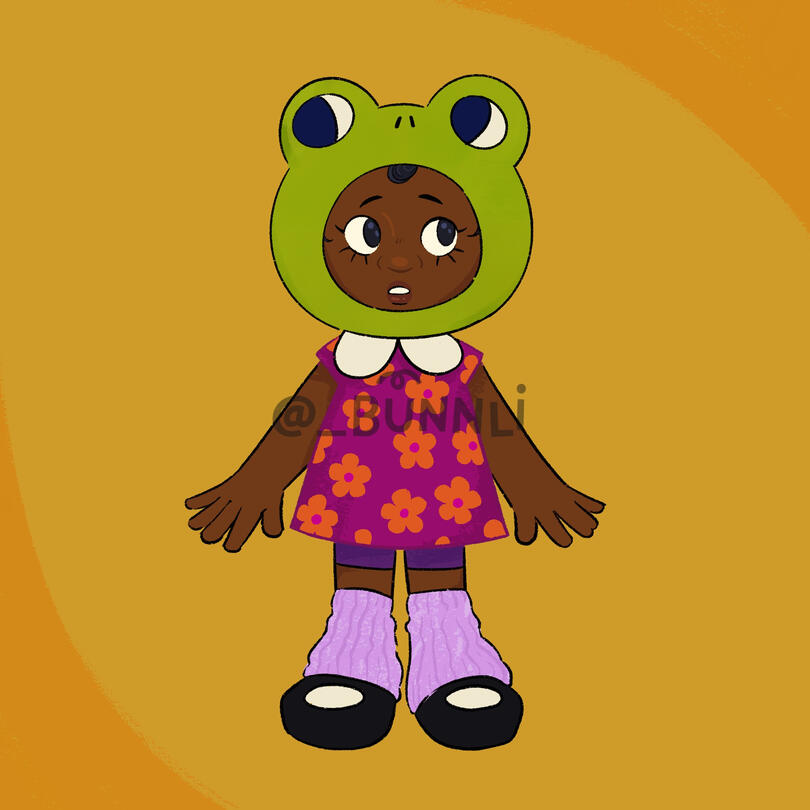 Froggy Girl re-design